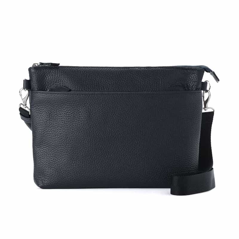 BARNEYS NEW YORK 2WAYレザーミニショルダーバッグ NAVY