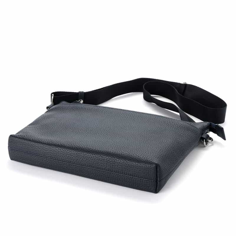 BARNEYS NEW YORK 2WAYレザーミニショルダーバッグ NAVY