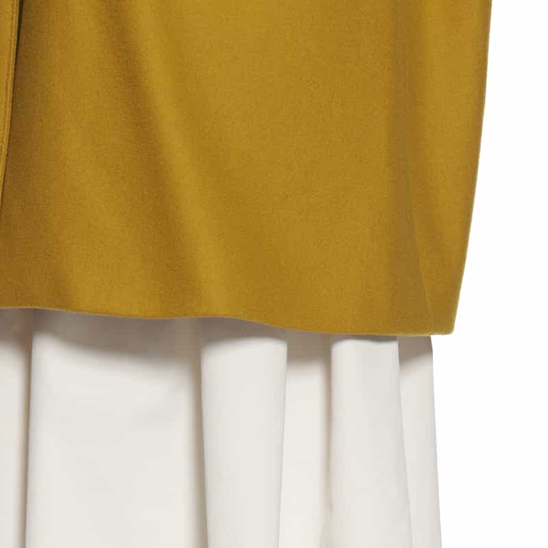 MACKINTOSH MACKINTOSH＜マッキントッシュ＞ウールノーカラーコート"HUMBIE" MUSTARD