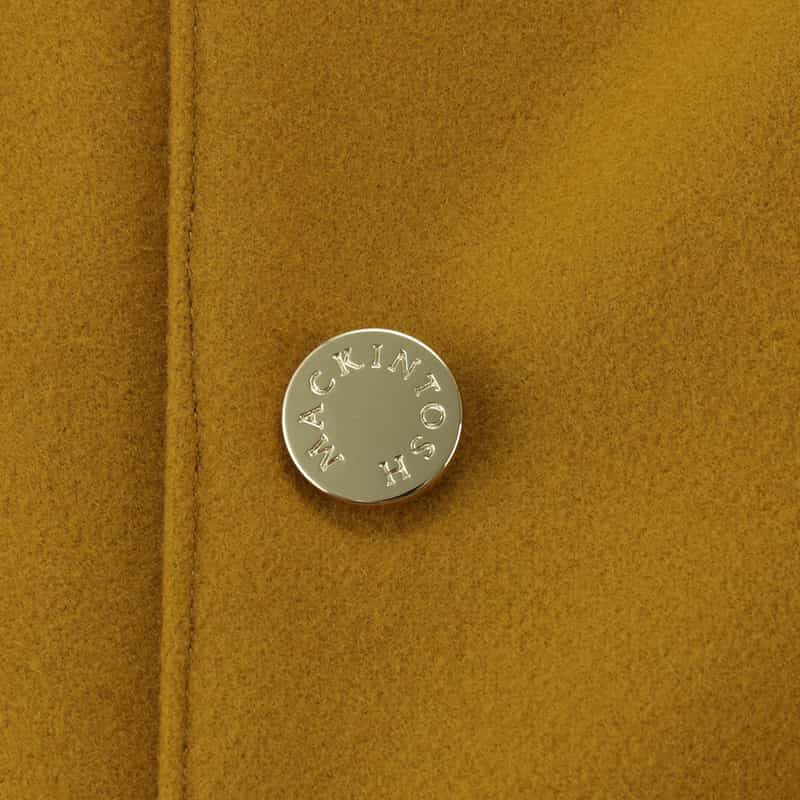 MACKINTOSH MACKINTOSH＜マッキントッシュ＞ウールノーカラーコート"HUMBIE" MUSTARD