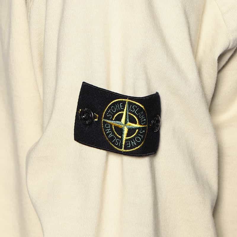 STONE ISLAND STONE ISLAND ＜ストーン アイランド＞クルーネック スウェットプルオーバー IVORY
