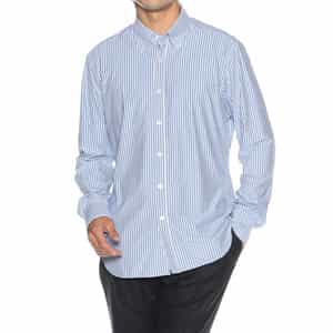 キャンディストライプ柄ボタンダウンシャツ