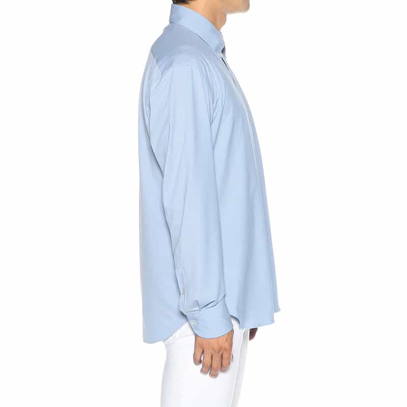 XACUS ボタンダウンシャツ BLUE