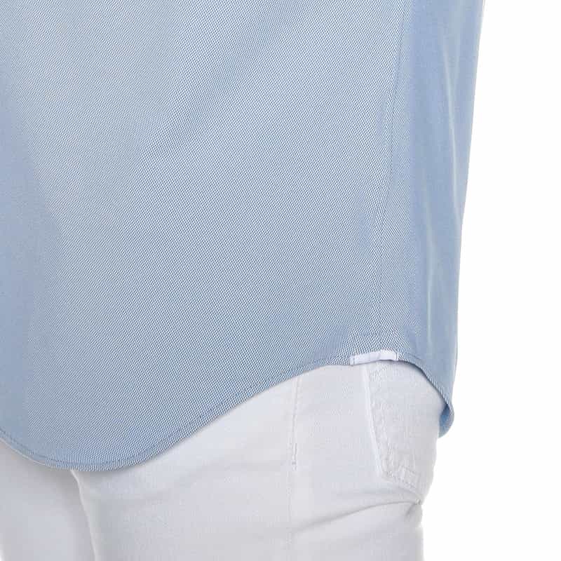 XACUS ボタンダウンシャツ BLUE