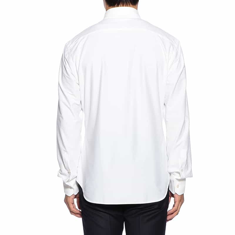 XACUS ワイドカラーシャツ WHITE