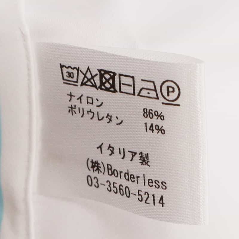 XACUS ワイドカラーシャツ WHITE