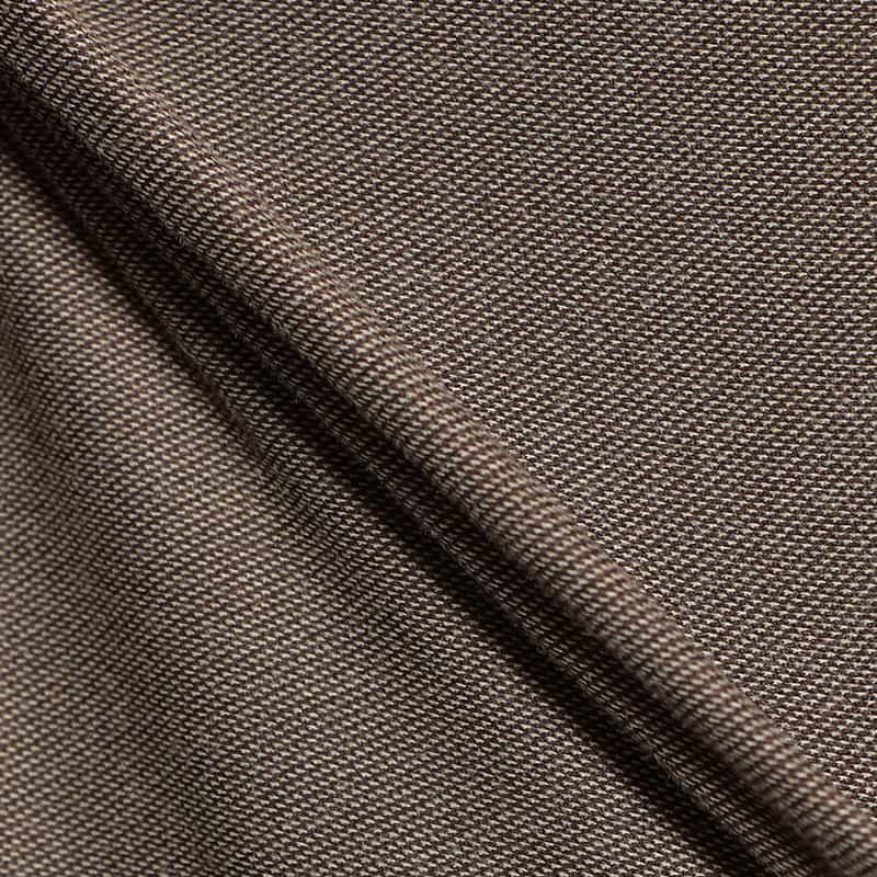 XACUS ワイドカラーシャツ BROWN