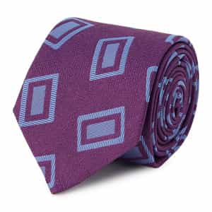 レクタングル柄タイ