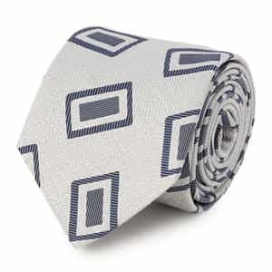 レクタングル柄タイ