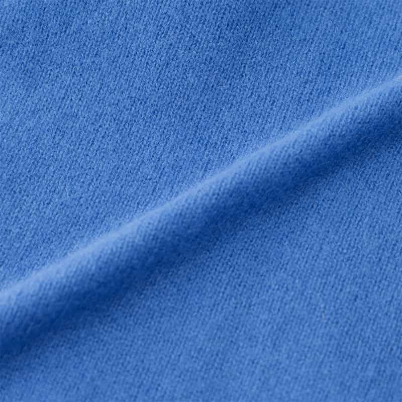 BARNEYS NEW YORK カシミヤニット ジップアップパーカ BLUE