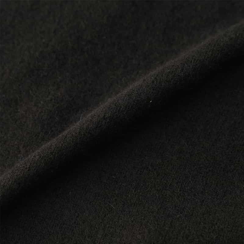 BARNEYS NEW YORK カシミヤニット ジップアップパーカ BLACK