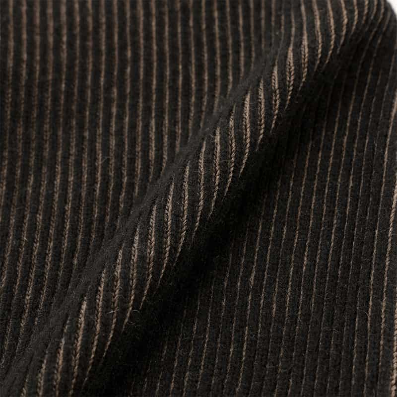 BARNEYS NEW YORK カシミヤ素材ジップアップ ニットカーディガン BLACK