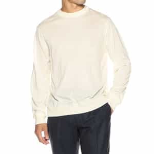 クルーネック ウールニットプルオーバー