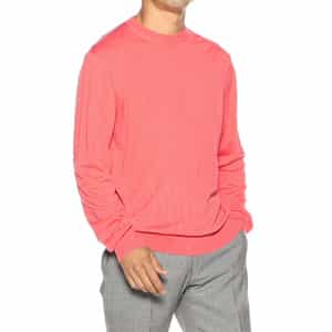 クルーネック ウールニットプルオーバー