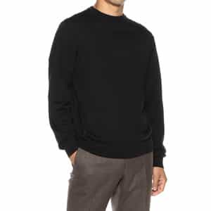 クルーネック ウールニットプルオーバー