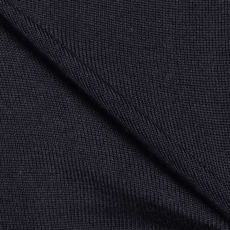 BARNEYS NEW YORK ウールニット カーディガン NAVY