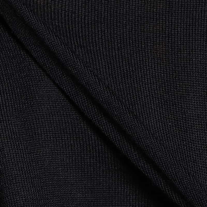 BARNEYS NEW YORK ウールニット カーディガン BLACK