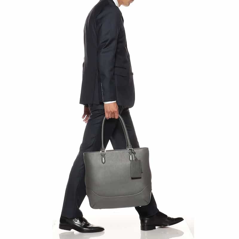 PELLE MORBIDA PELLE MORBIDA＜ペッレ モルビダ＞トートバッグ "MB079" GRAY