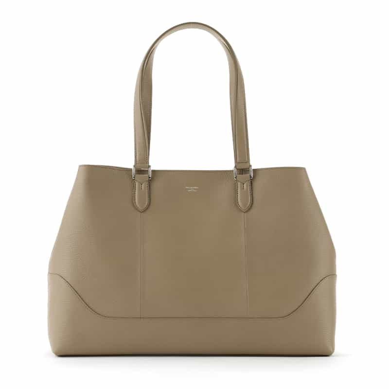 PELLE MORBIDA 撥水レザー トートバッグ BEIGE