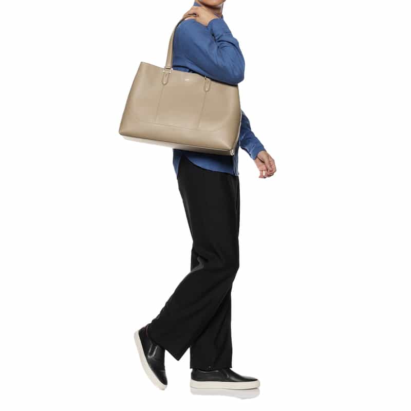 PELLE MORBIDA PELLE MORBIDA＜ペッレ モルビダ＞撥水レザー トートバッグ BEIGE