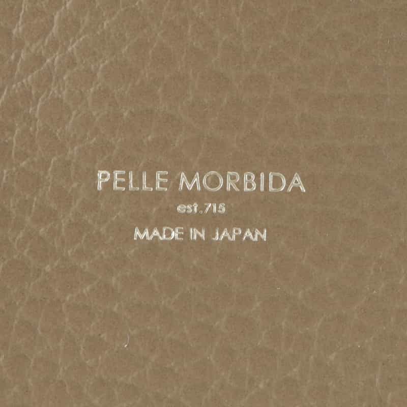 PELLE MORBIDA PELLE MORBIDA＜ペッレ モルビダ＞撥水レザー トートバッグ BEIGE