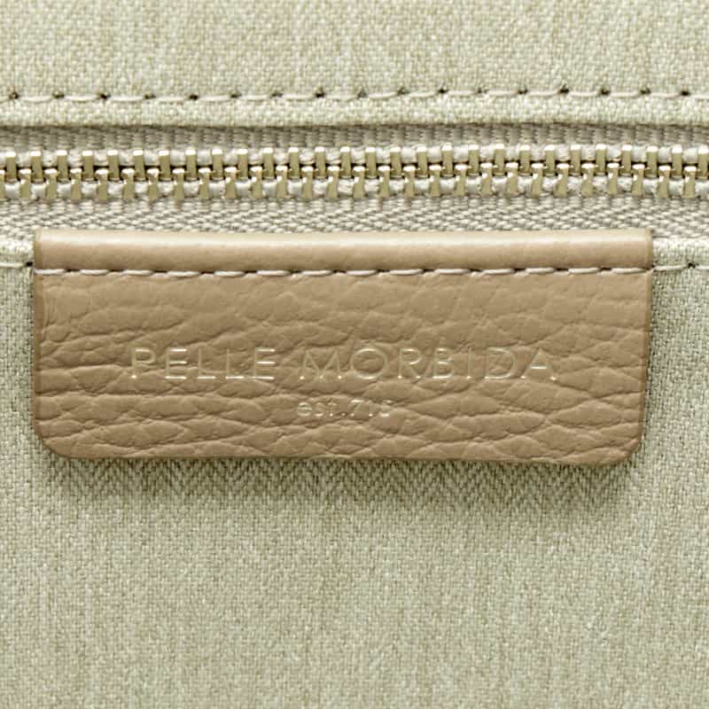 PELLE MORBIDA PELLE MORBIDA＜ペッレ モルビダ＞撥水レザー トートバッグ BEIGE