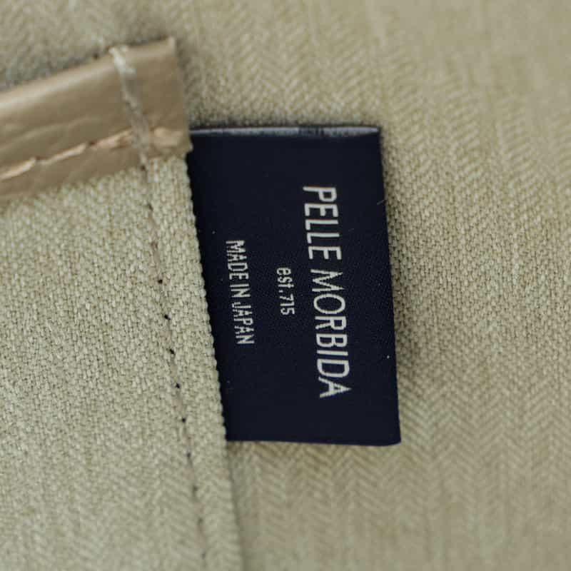 PELLE MORBIDA PELLE MORBIDA＜ペッレ モルビダ＞撥水レザー トートバッグ BEIGE