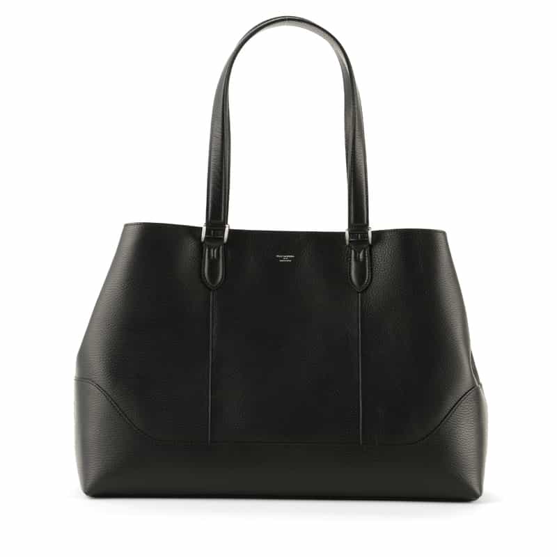 PELLE MORBIDA PELLE MORBIDA＜ペッレ モルビダ＞撥水レザー トートバッグ BLACK