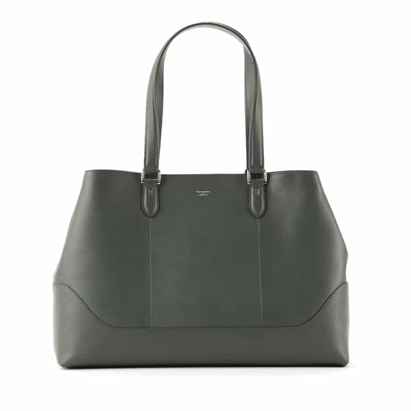 PELLE MORBIDA PELLE MORBIDA＜ペッレ モルビダ＞撥水レザー トートバッグ GRAY