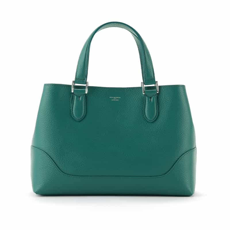 PELLE MORBIDA 撥水レザー ミニトートバッグ GREEN