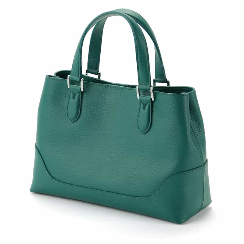 PELLE MORBIDA PELLE MORBIDA＜ペッレ モルビダ＞撥水レザー ミニトートバッグ GREEN