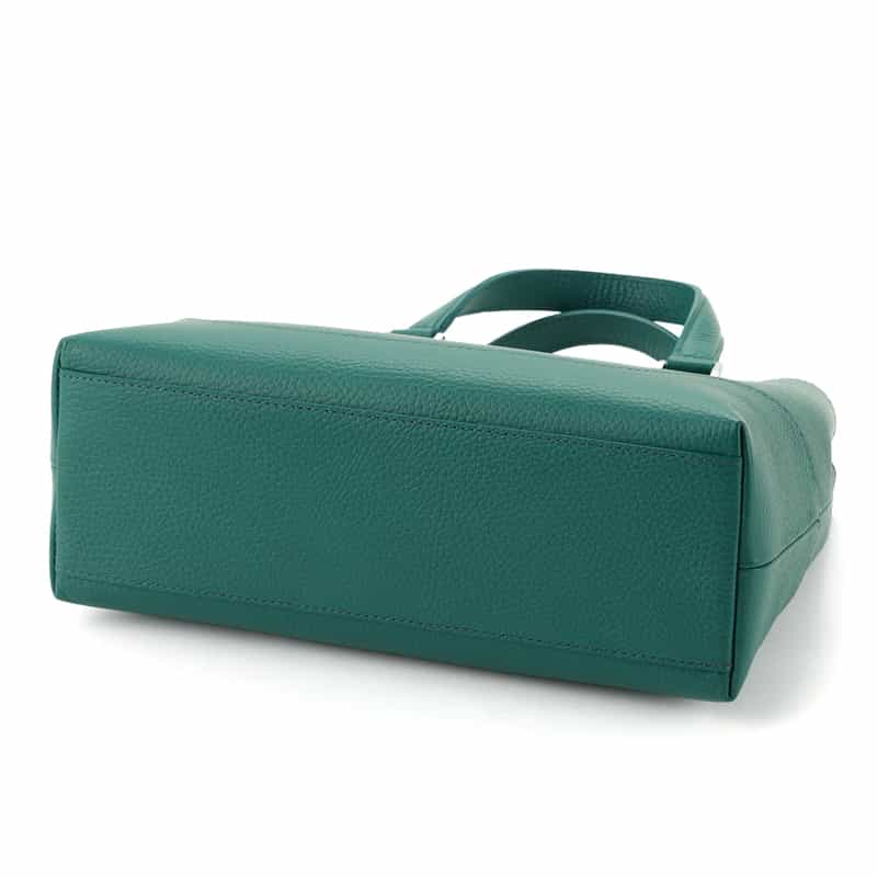 PELLE MORBIDA PELLE MORBIDA＜ペッレ モルビダ＞撥水レザー ミニトートバッグ GREEN