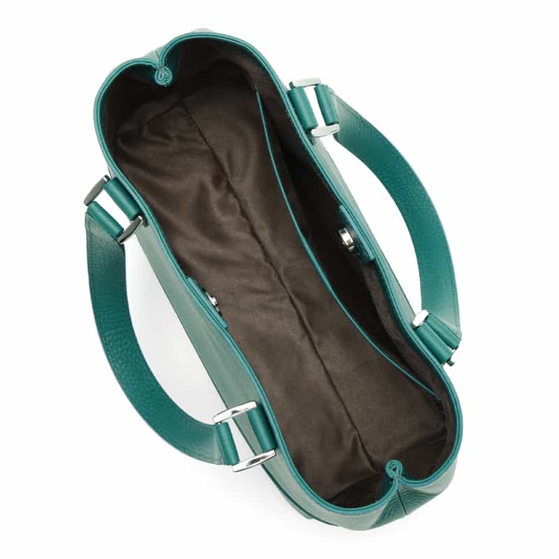 PELLE MORBIDA PELLE MORBIDA＜ペッレ モルビダ＞撥水レザー ミニトートバッグ GREEN