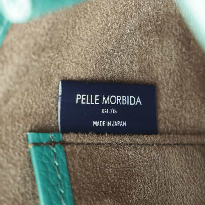 PELLE MORBIDA PELLE MORBIDA＜ペッレ モルビダ＞撥水レザー ミニトートバッグ GREEN