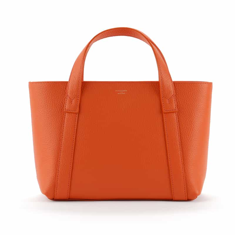 PELLE MORBIDA オンラインストア限定レザーミニトートバッグ ORANGE