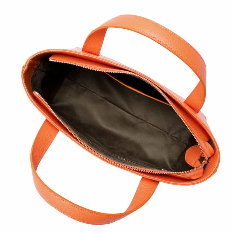 PELLE MORBIDA PELLE MORBIDA＜ペッレ モルビダ＞オンラインストア限定レザーミニトートバッグ ORANGE