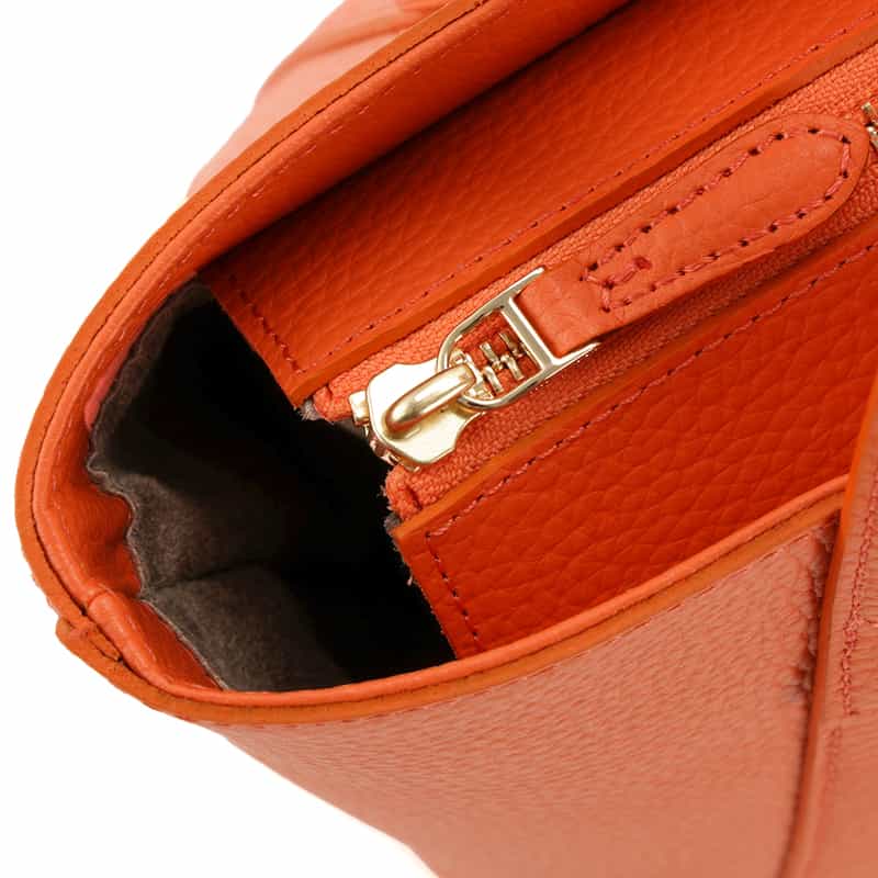 PELLE MORBIDA PELLE MORBIDA＜ペッレ モルビダ＞オンラインストア限定レザーミニトートバッグ ORANGE