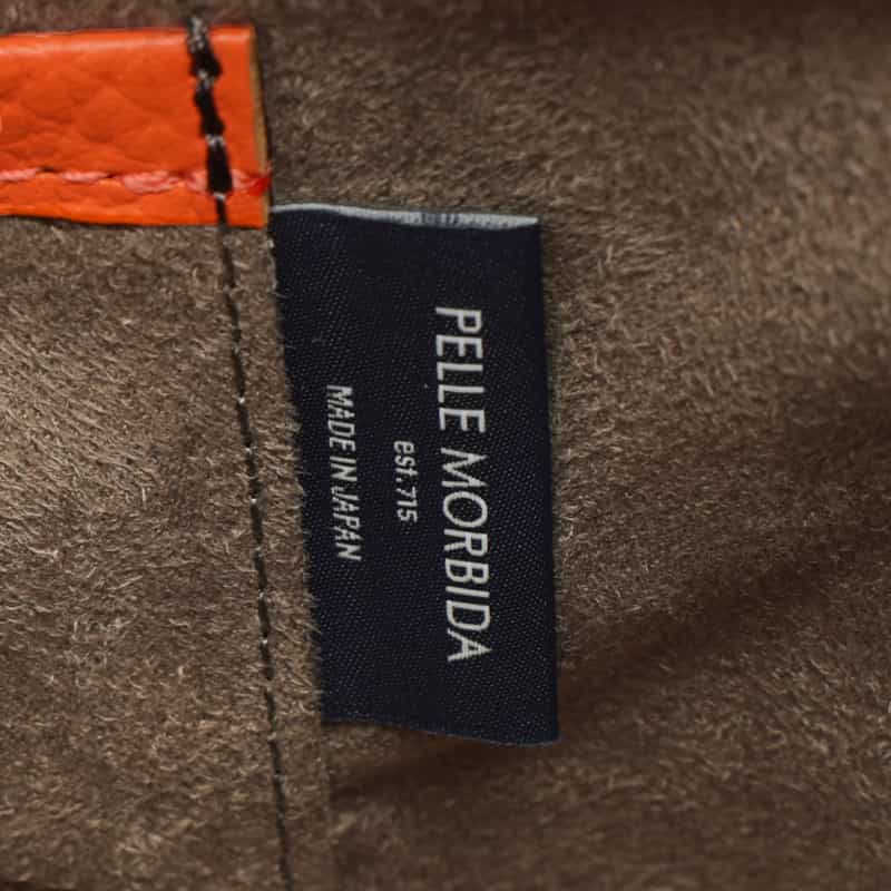 PELLE MORBIDA PELLE MORBIDA＜ペッレ モルビダ＞オンラインストア限定レザーミニトートバッグ ORANGE