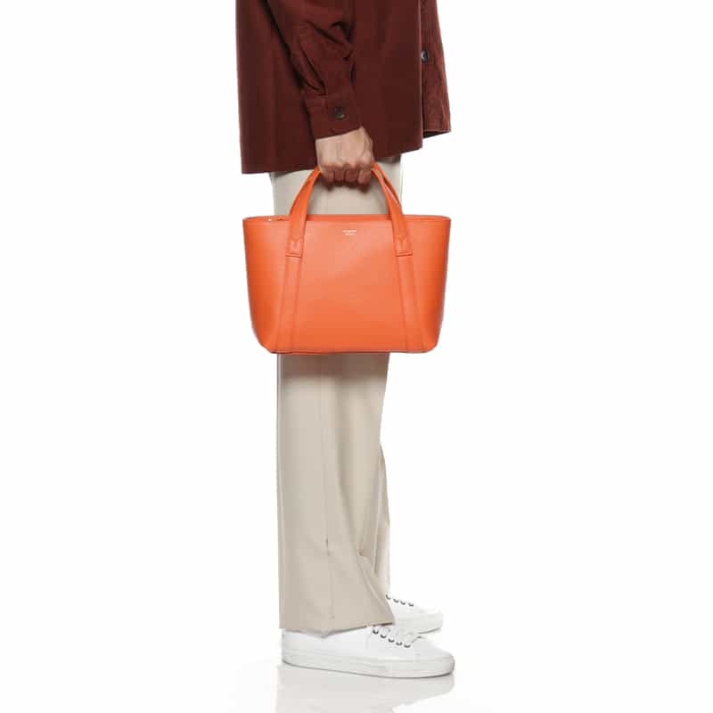 PELLE MORBIDA PELLE MORBIDA＜ペッレ モルビダ＞オンラインストア限定レザーミニトートバッグ ORANGE