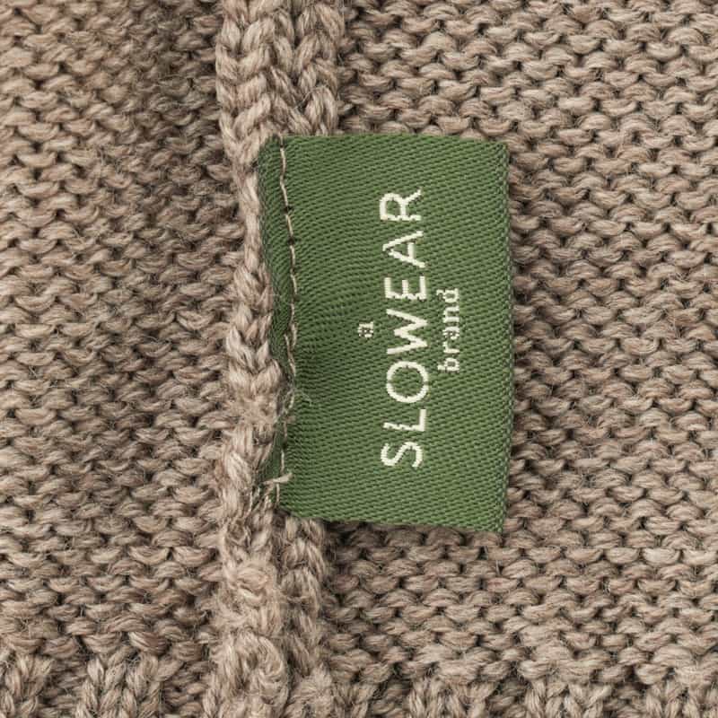 ZANONE スタンドカラーニットカーディガン BEIGE