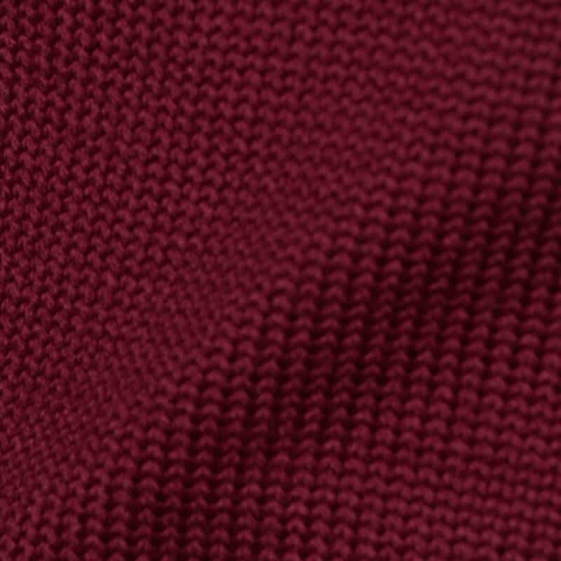 ZANONE スタンドカラーニットカーディガン WINE