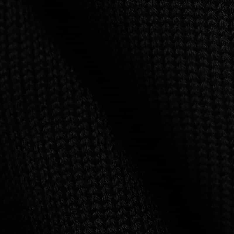 ZANONE スタンドカラーニットカーディガン BLACK