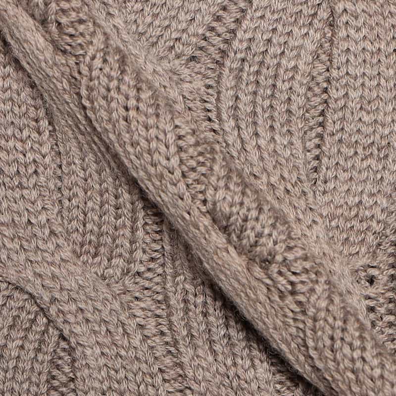 ZANONE ケーブルニットカーディガン BEIGE