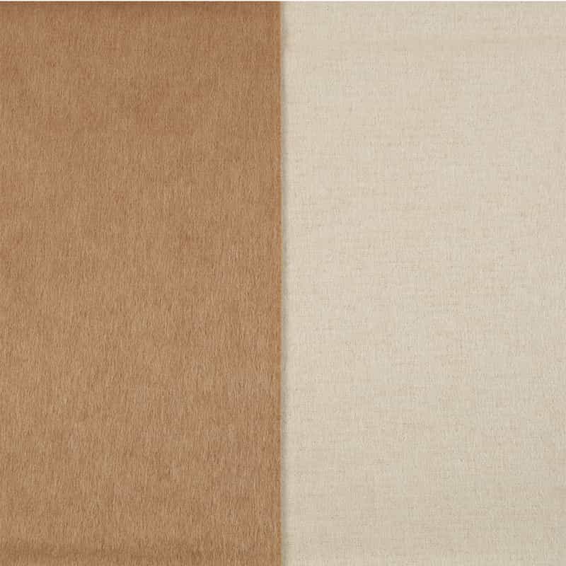 PIACENZA シルクカシミヤ素材パネルスカーフ(30×170) BEIGE