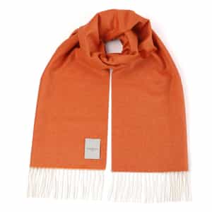 シルクカシミヤ素材パネルスカーフ（30×170）