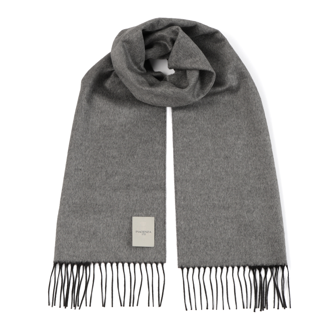 シルクカシミヤ素材パネルスカーフ（30×170）