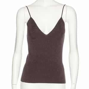 グリッターニットキャミソール