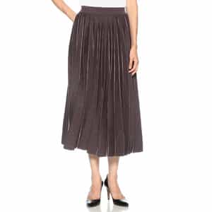 グリッターニット プリーツスカート