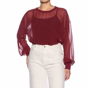 ウォッシャブル ジョーゼット シアー ブラウス