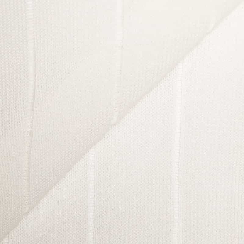 BARNEYS NEW YORK ウォッシャブル シアーニットプルオーバー WHITE